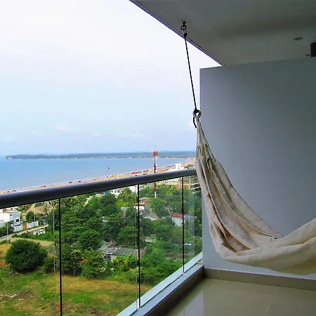 Apartamento Con Terraza Y Vista Al Mar - Morros Cartagena